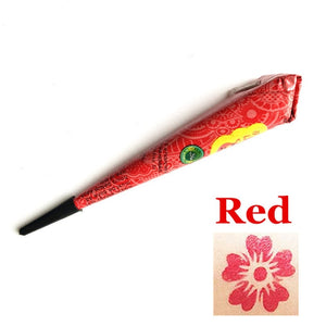 1PC Ink Color Henna Cones Tattoo