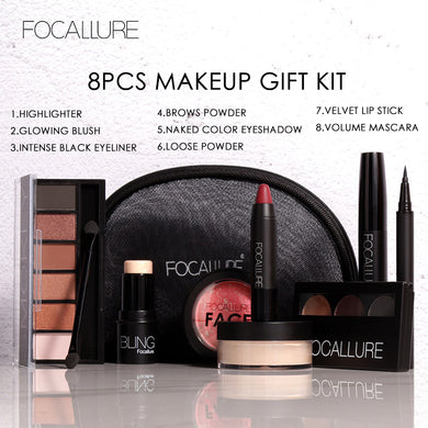 FOCALLURE Makeup Tool Kit 8 PCS